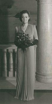 A 1940's dress, NK:s Franska.