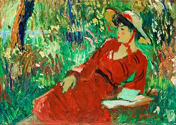 191. Francois Gall, Girl with hat.