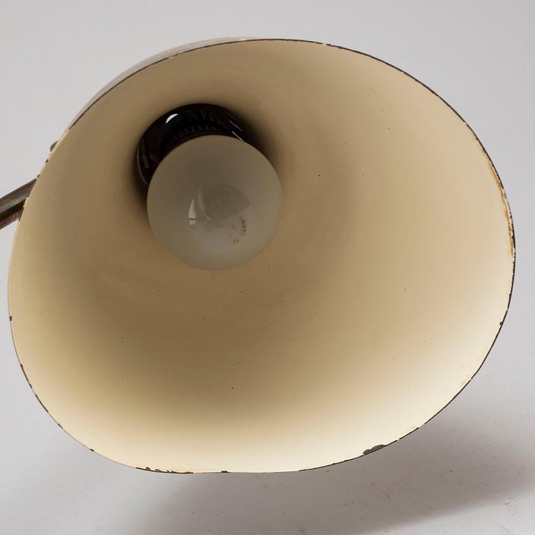 A 1960's table lamp marked MBM.