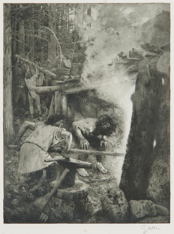 Akseli Gallen-Kallela, The Forging of the Sampo.