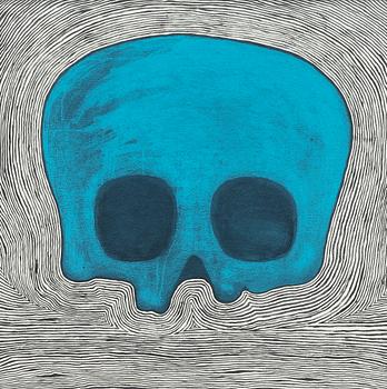 Jan Håfström, "Blue skull".