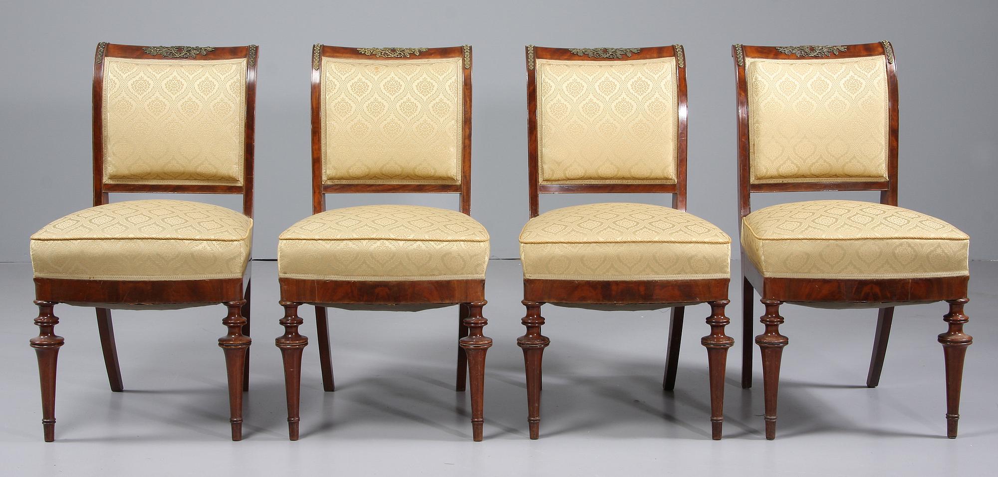 STOLAR, 4 st, senempirestil, 1800/1900-tal.