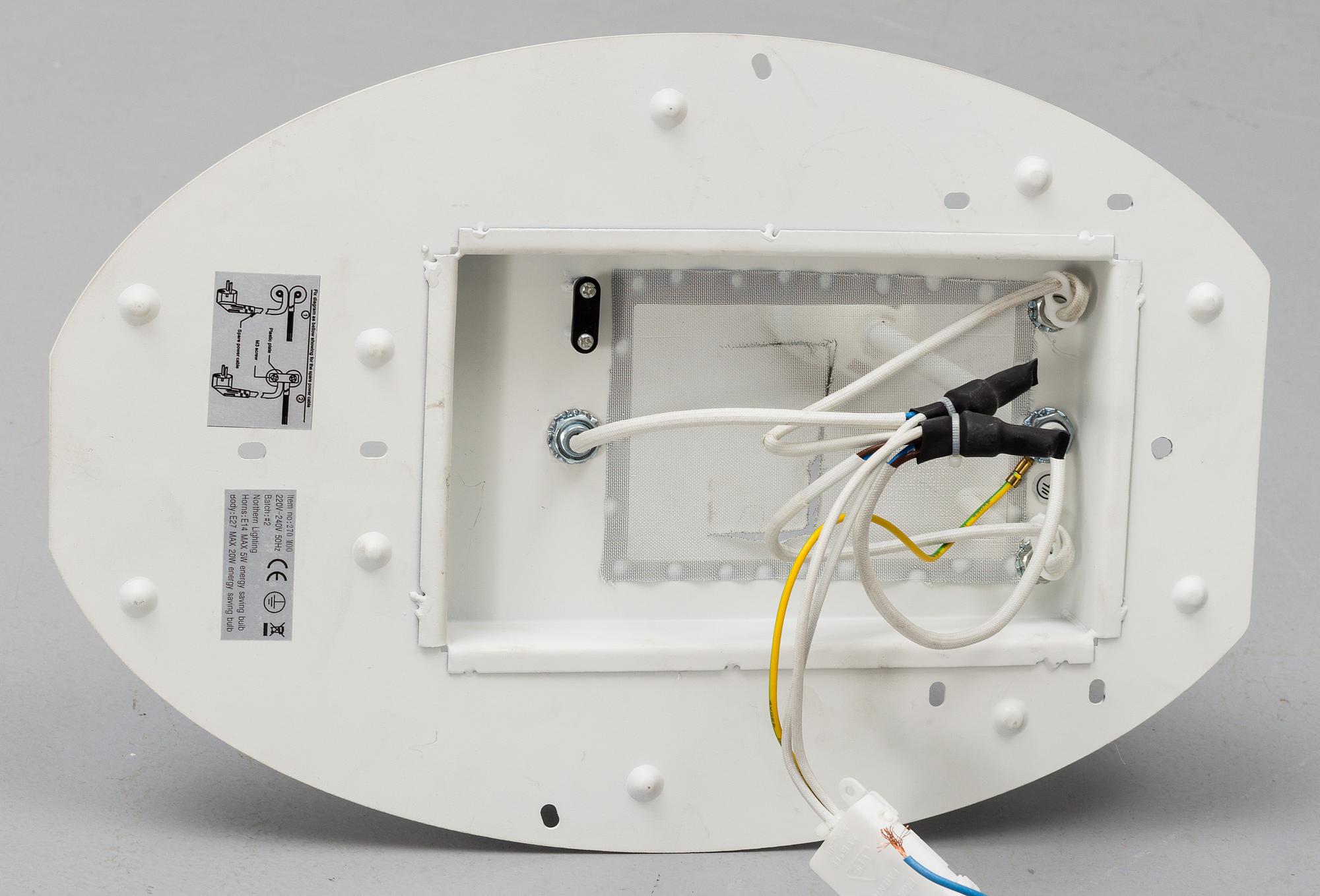 a 'Moo' ceiling lamp byTrond Svendgård & Ove Rogne for Northern Lighting 2008.