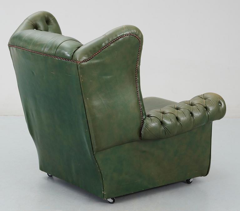 FÅTÖLJ, engelsk stil, 1900-tal.