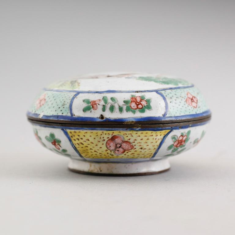 LOCKDOSA, emaljarbete, Kina, Qianlong 1736-1795.