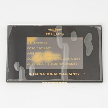 Breitling, Galactic 44, Chronometre, armbandsur, 44 mm.