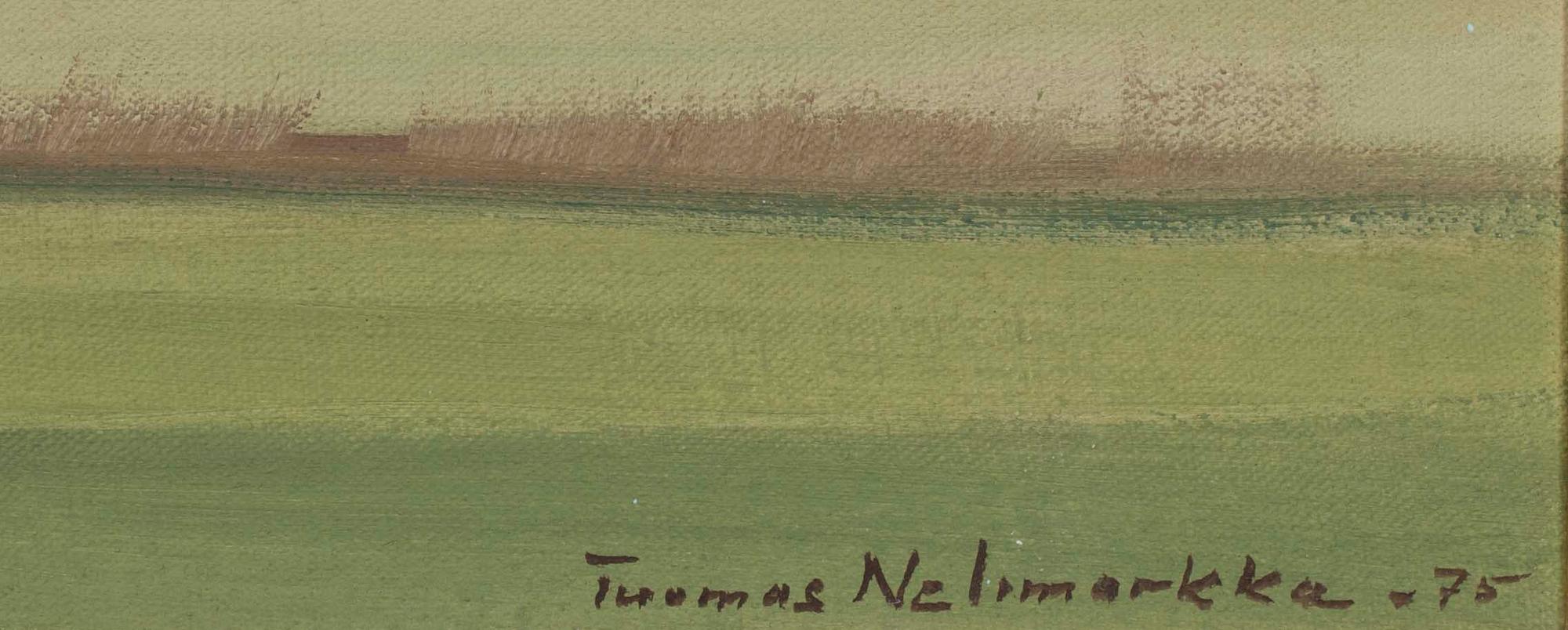 TUOMAS NELIMARKKA, olja på duk, sign o dat -75.