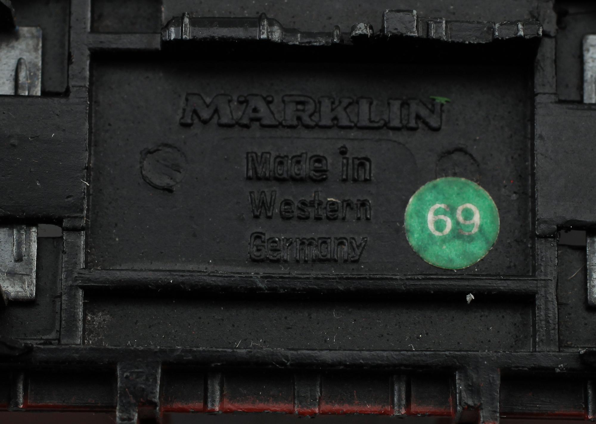 MODELLTÅGSVAGNAR, 20 st, Märklin, Tyskland.