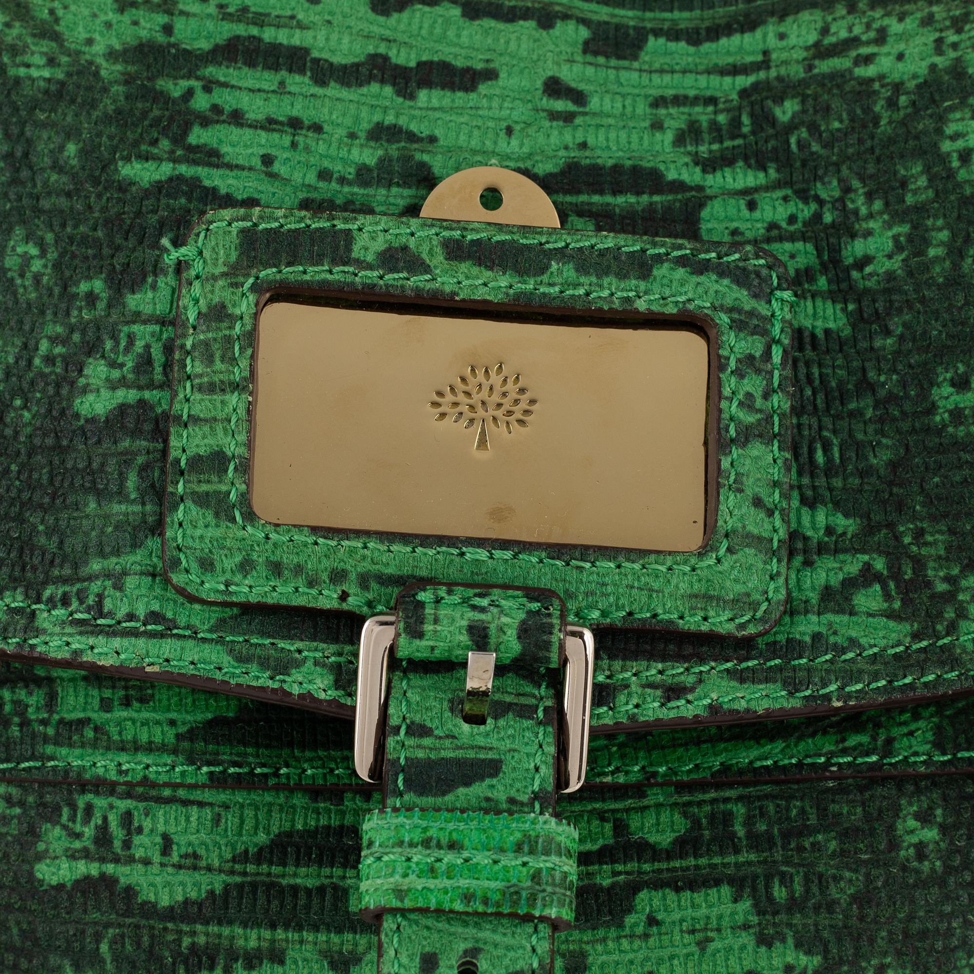 Mulberry, väska, "Travel day bag Lizard".