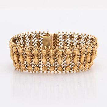 BRACELET 18K gold, 33,6 g.