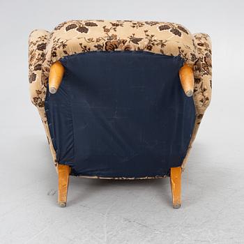 Fåtöljer, ett par, Swedish modern, 1940/50-tal.