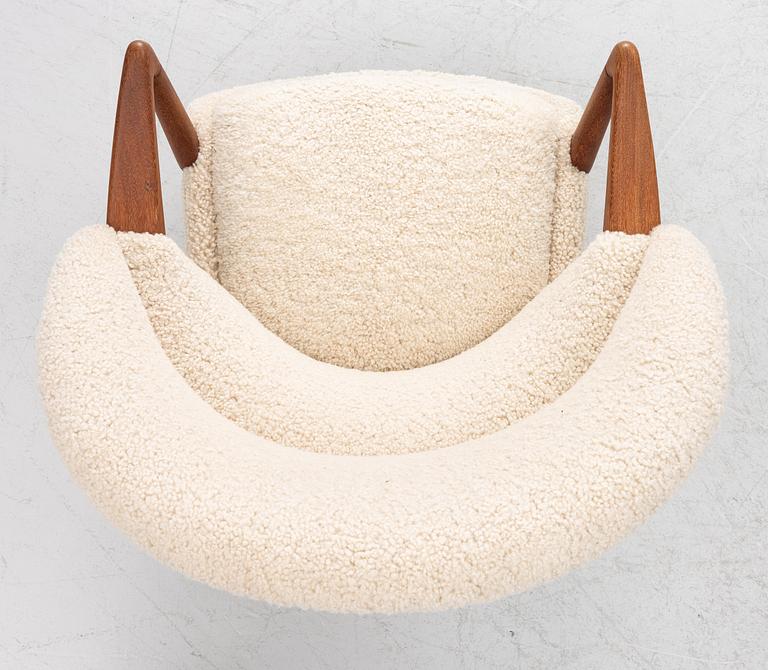 Fredrik Kayser, Fredrik A. Kayser, a model 2222 easy chair, for Rastad & Relling, manufactured by Hjelm & Årn.