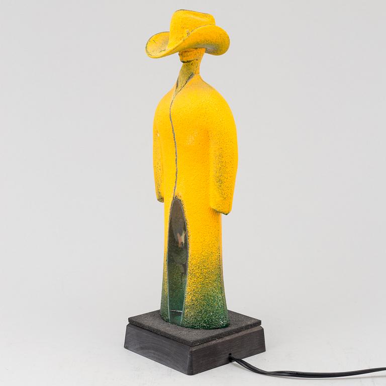 A Kjell Engman glass sculpture. Signed. Kosta Boda Limited edition.