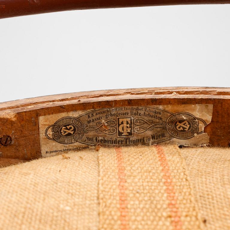 STOLAR, 1 par, Thonet, sent 1800-/tidigt 1900-tal.