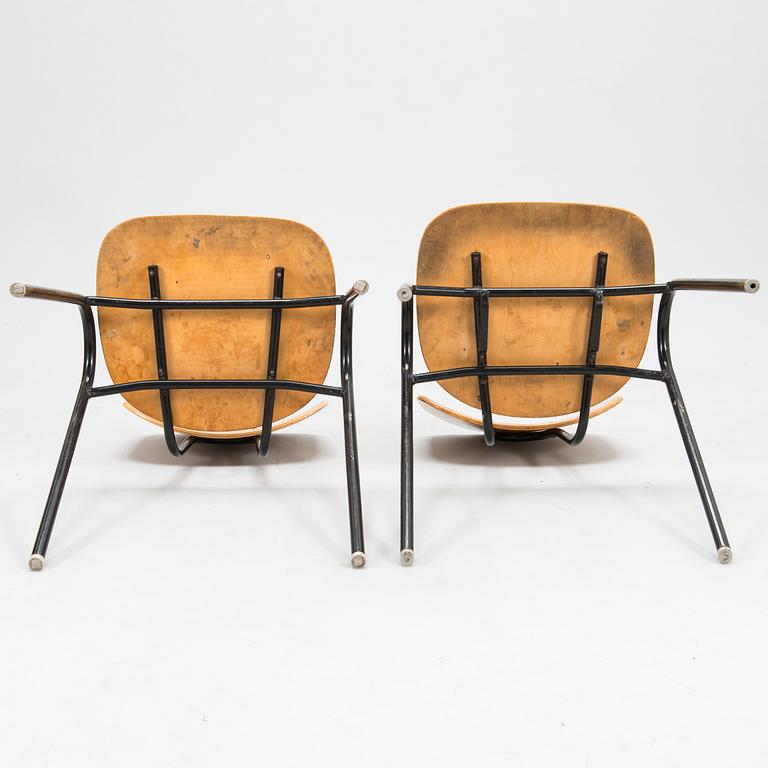 TUOLEJA, 8 kpl, mall 50, Isku Kaluste, 1950-luku.