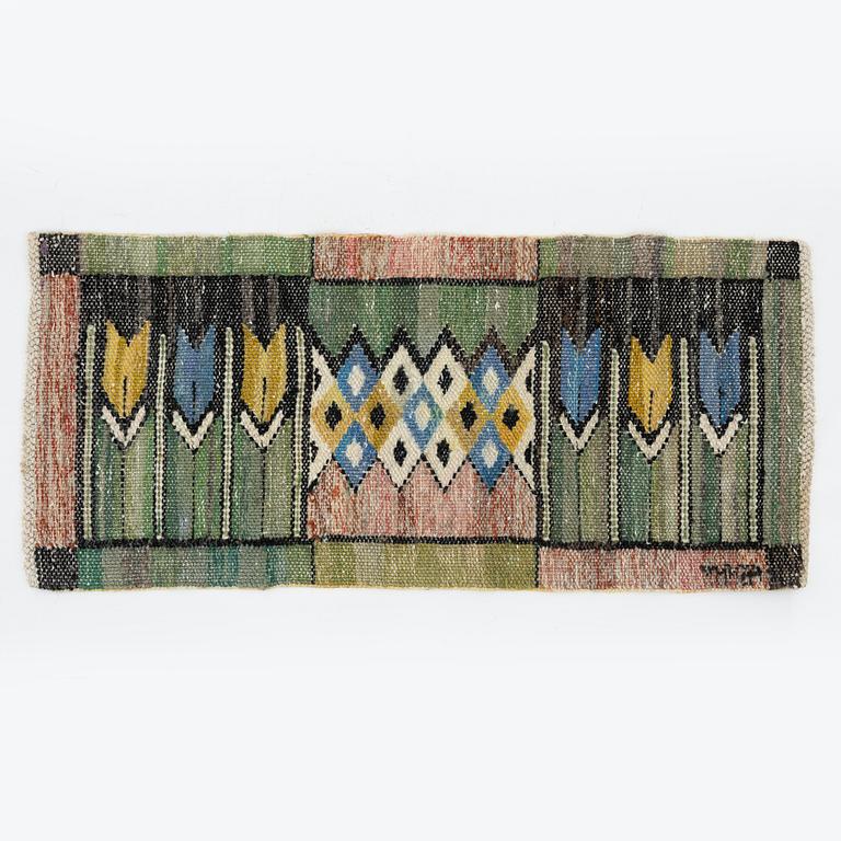Märta Måås-Fjetterström, a textile, "Crocus", flat weave, AB MMF.
