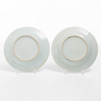 Servisdelar, 10 st, kompaniporslin, Kina, Qingdynastin, Qianlong (1736-95).