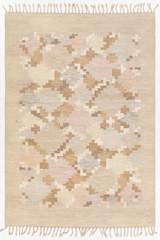 Ingegerd Silow, rug, rya, "Barken", approx. 235 x 165 cm.