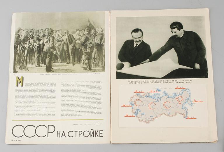Soviet Magazine, "USSR in construction", 1940.