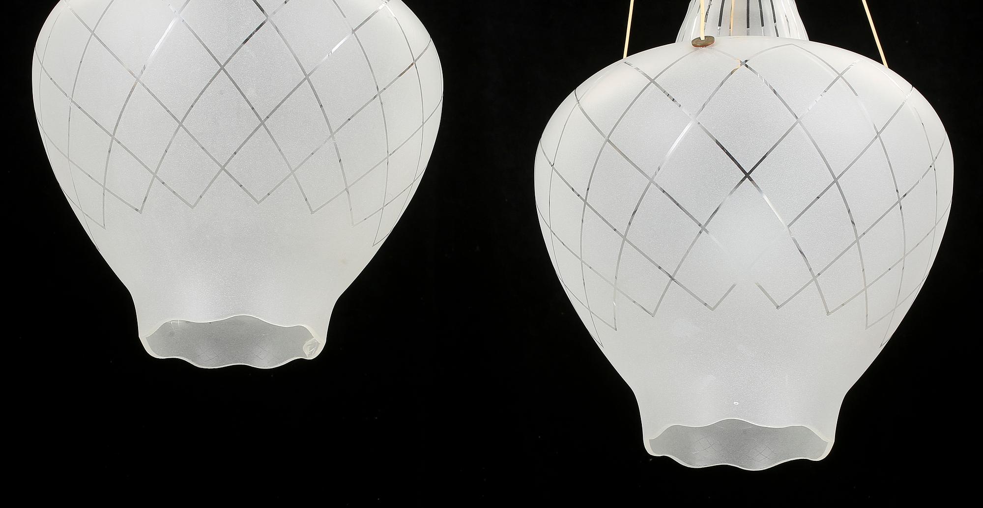 TAKLAMPOR, ett par, Sverige, 1940/50-tal.