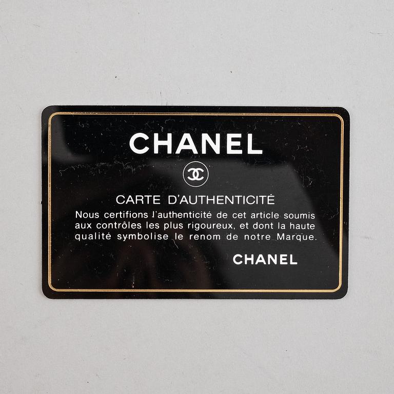 Chanel, a grey leather 'Large Boy Bag', 2014.