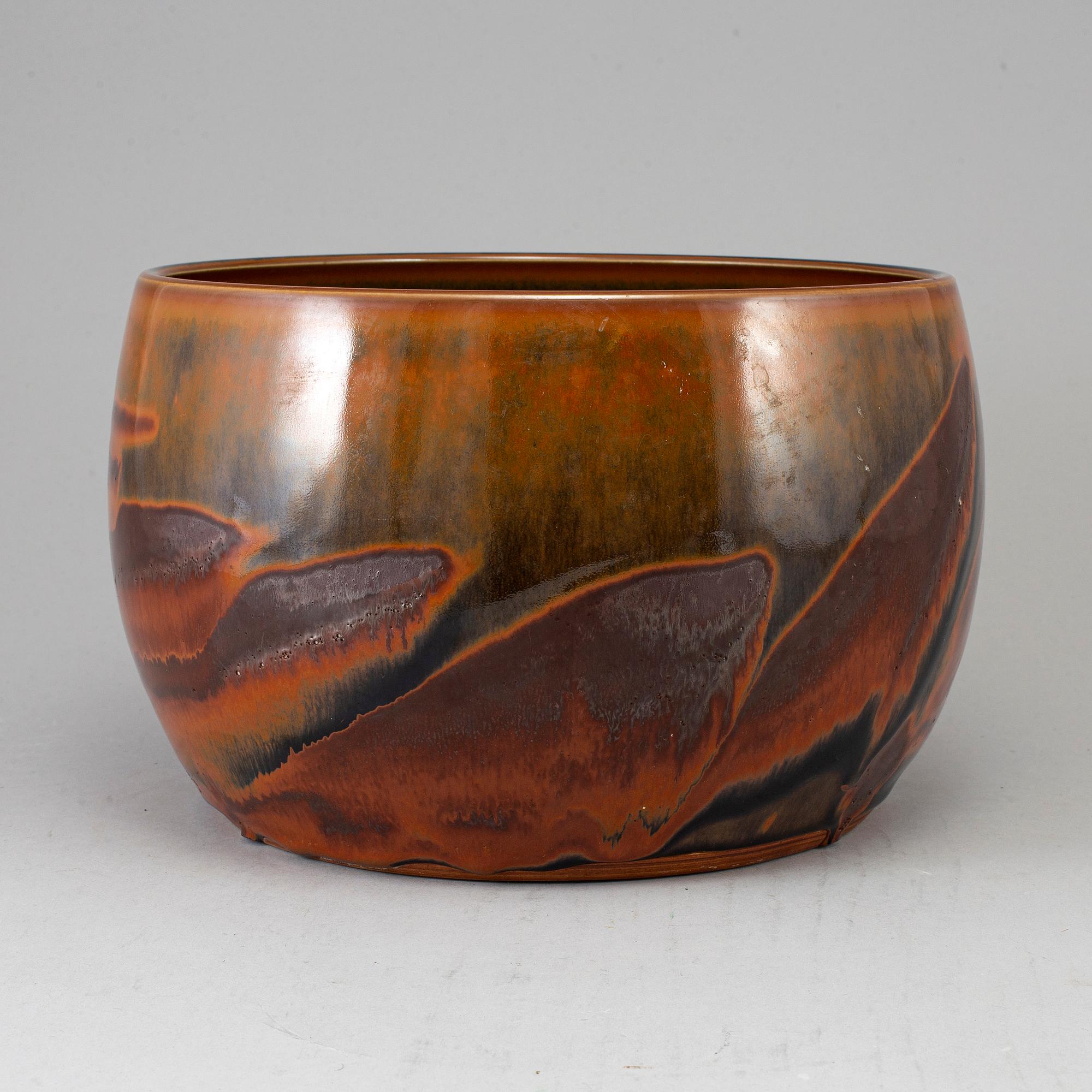 CARL-HARRY STÅLHANE, ytterfoder, stengods. Rörstrand, signerad samt daterad -62.