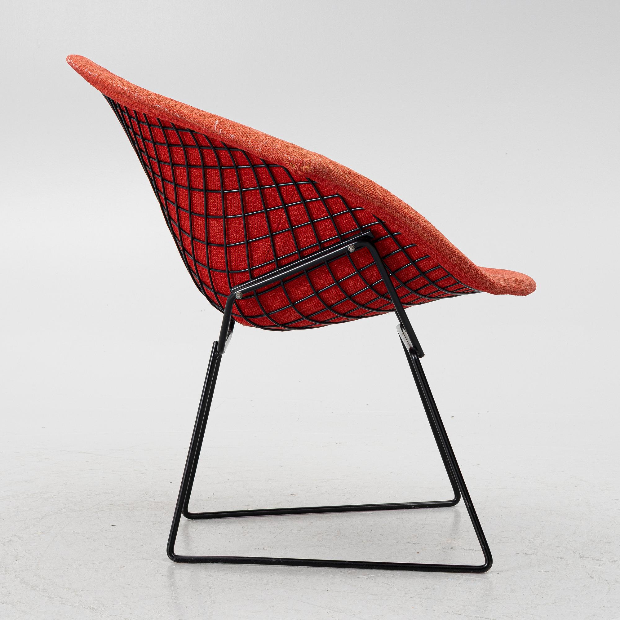 Harry Bertoia, fåtölj, "Diamond Chair".