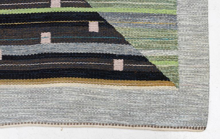 Agda Österberg, a carpet. 'Matta 232' or a variant of it, flat and tapestry weave, c. 352 x 240 cm, signed AÖ.