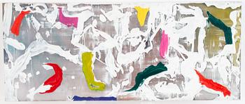 Johan Scott, oil on plexi, 4 parts, signed Johan Scott and dated -99 verso.