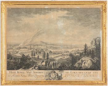 Jacob Gillberg, "Hans Kongl. Majts Ankomst til Loka den 2 Julii 1762.
