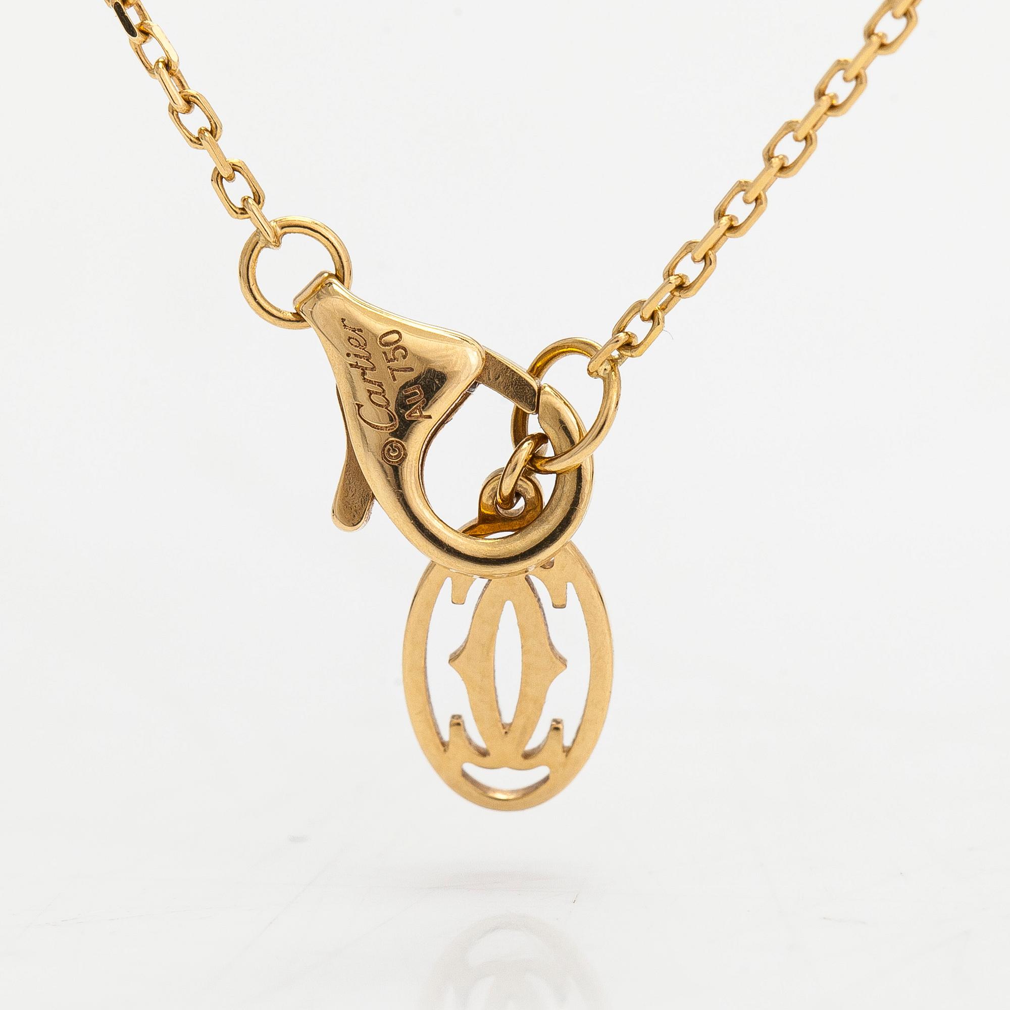 Cartier, kaulakoru, "d'Amour", 18K kultaa ja timantti n 0.04 ct.