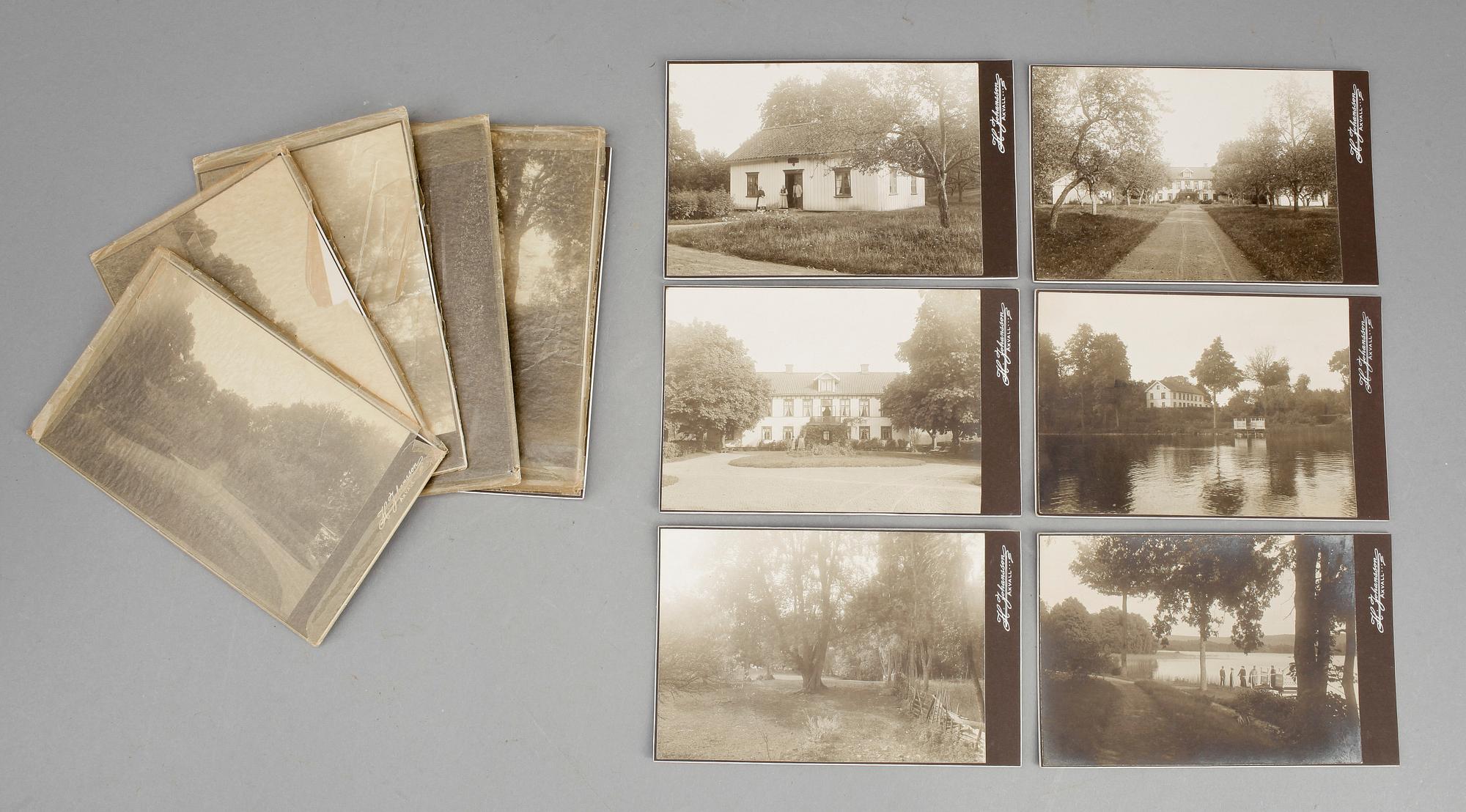 FOTOGRAFIER, Remningstorp herrgård, 13 st, 1900-talets första hälft.