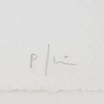 Peter Frie, monotype, signed P Frie in pencil.