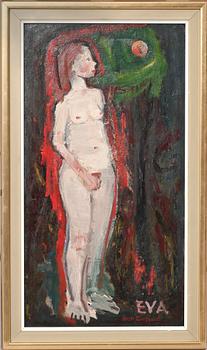 BIRGER LJUNGQUIST, olja på pannå, sign.