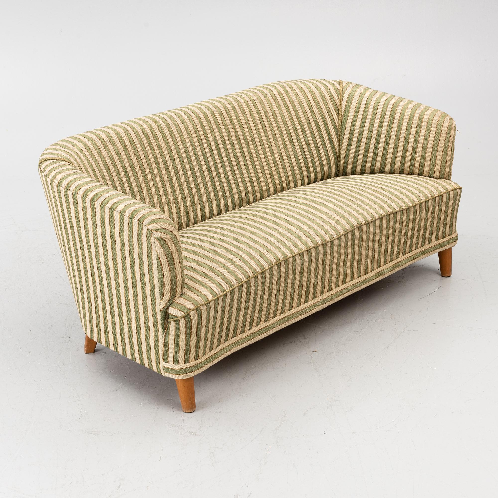 Sofa, Swedish modern, mid-20th century.