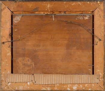 Okänd konstnär, holländsk skola, 1800-tal, olja på pannå, osignerad.