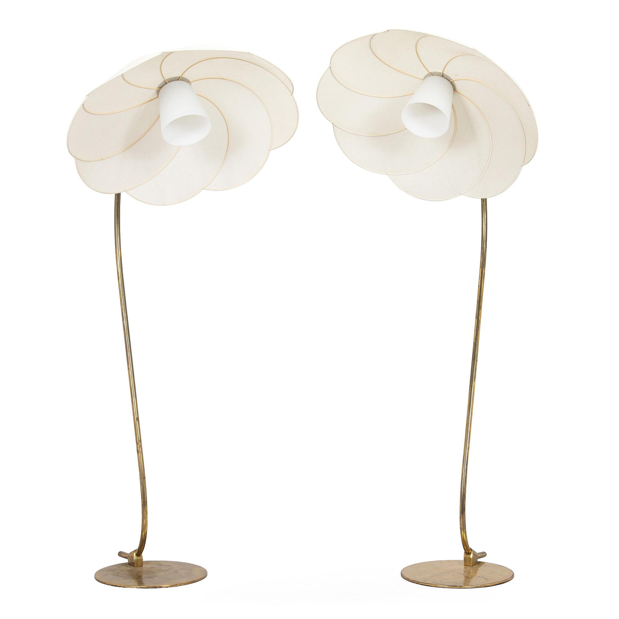 A pair of 1950s '2115' floor lamps for Valinte.