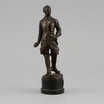 SKULPTUR, brons, efter JP Molin, gjutarstämpel Otto Meyer Fud, tidigt 1900-tal.