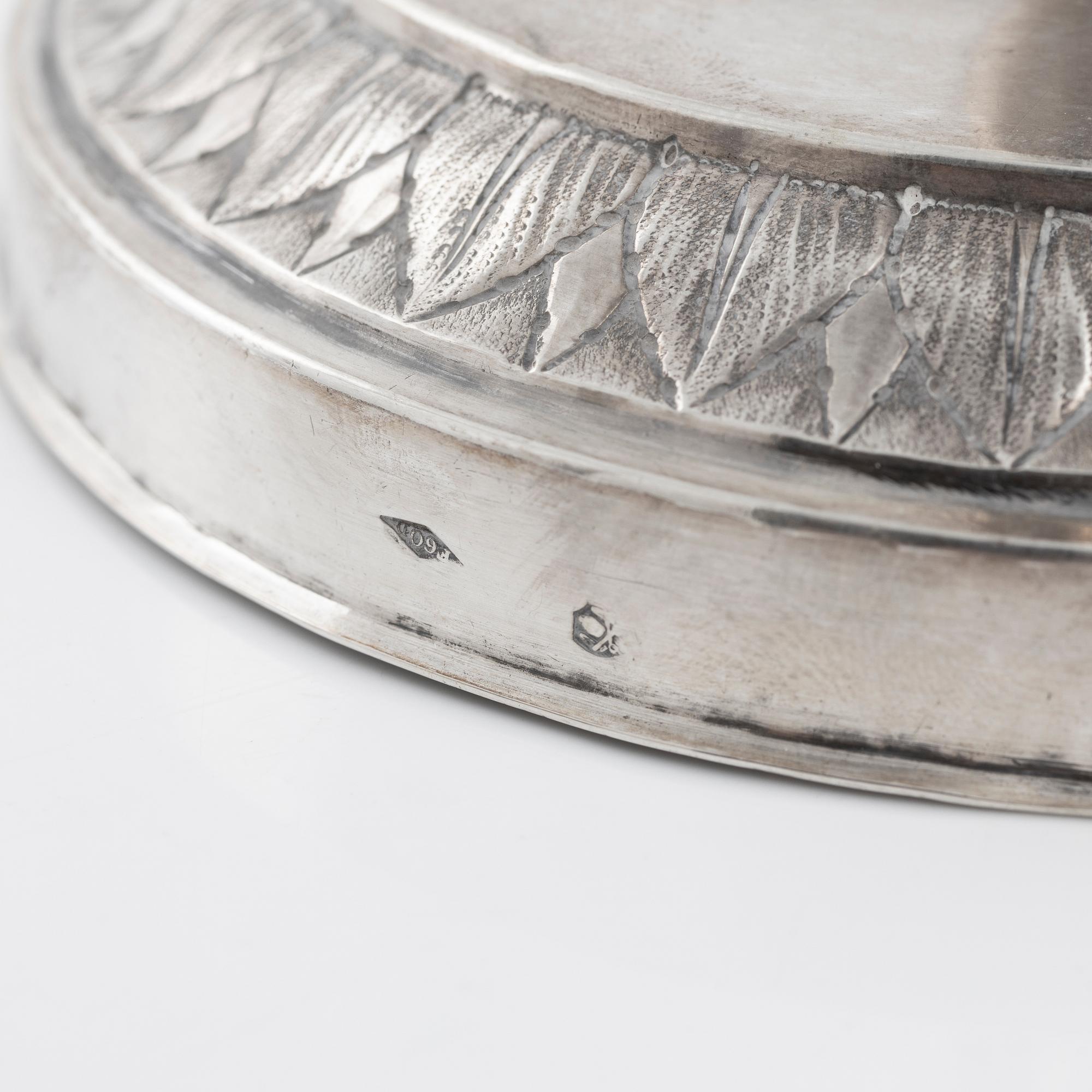 Ljusstakar, ett par, av Filippo della Miglia, Rom 1811-1856.