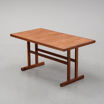 A swedish teak sofa table, Skaraborgs Möbelindustri, Tibro, second half of the 20th century. Signed with label.