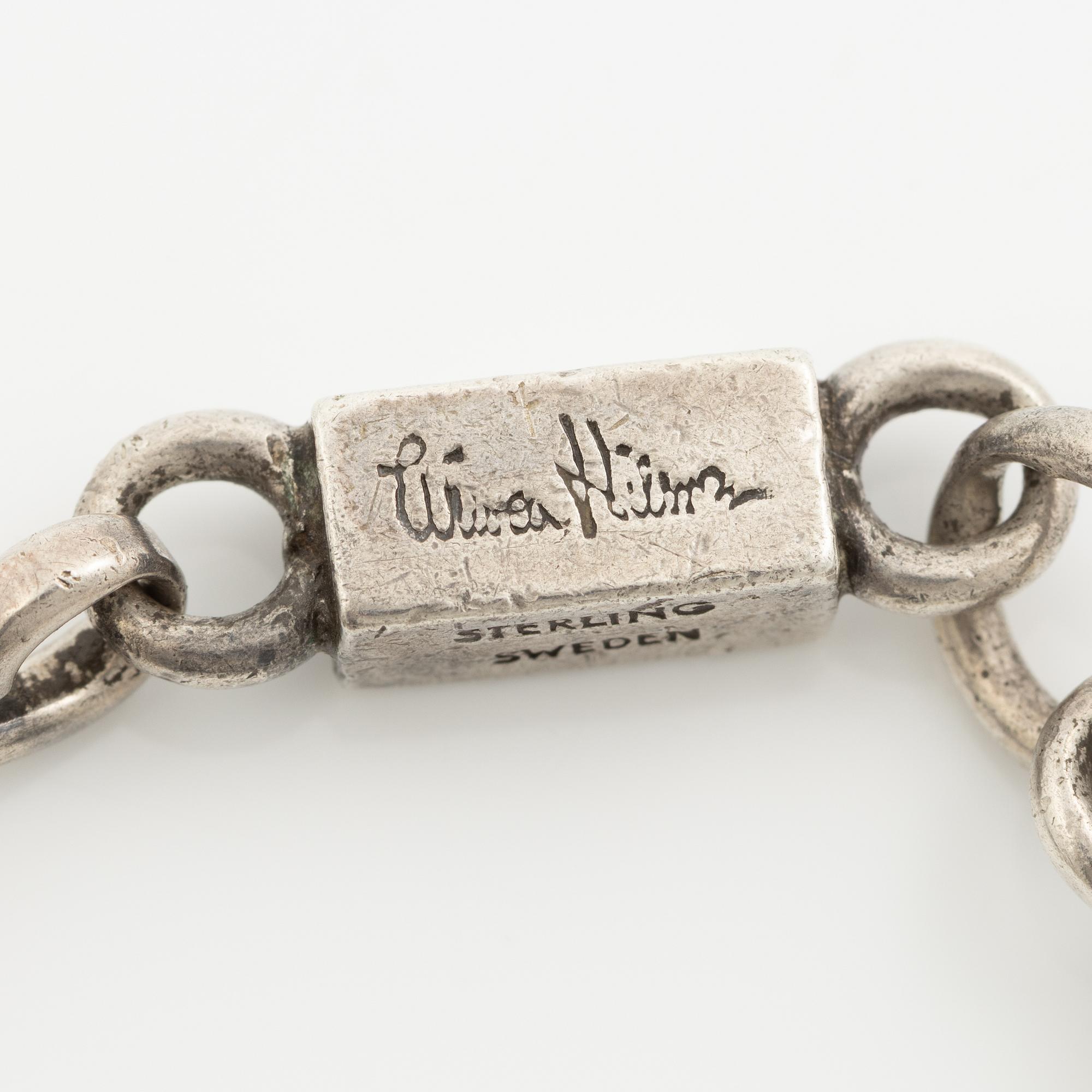 Wiwen Nilsson, arm bracelet, silver.