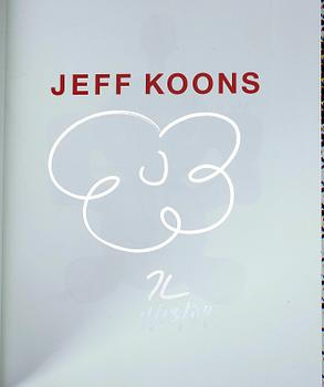 JEFF KOONS, bok med teckning, "La superstar du Post-Pop", signerad och daterad 4/13/04.