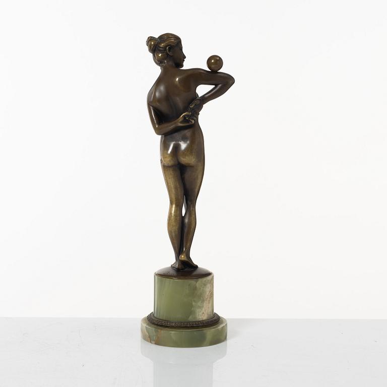 Alexander Sándor Járay (1870-1943), after. Woman with a ball.