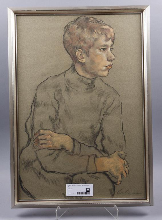 LOTTE LASERSTEIN, pastell, sign.