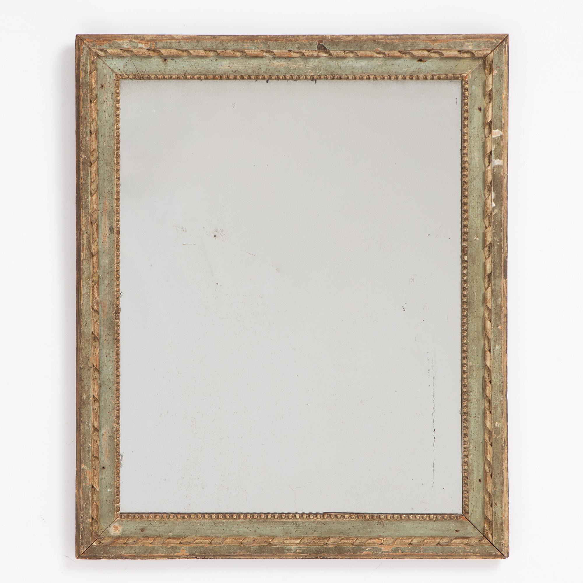 Spegel, gustaviansk, sent 1700-tal.