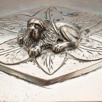 SKRIN, silver. Polen, 1800-talets mitt. Totalt 640 g.