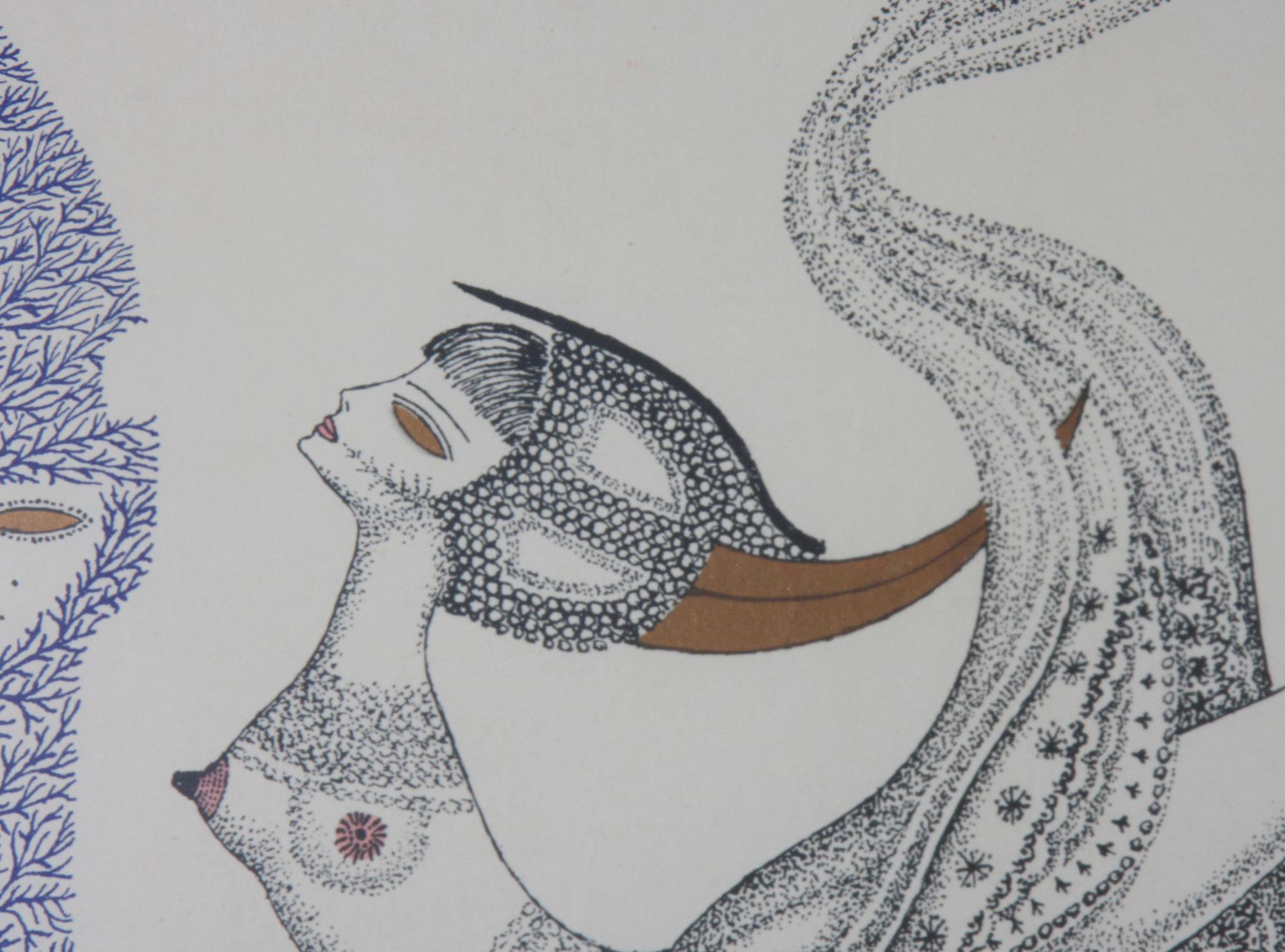 SVANBERG, MAX WALTER. Färglitografi, sign i plåten.
Proveniens: Git Gay.