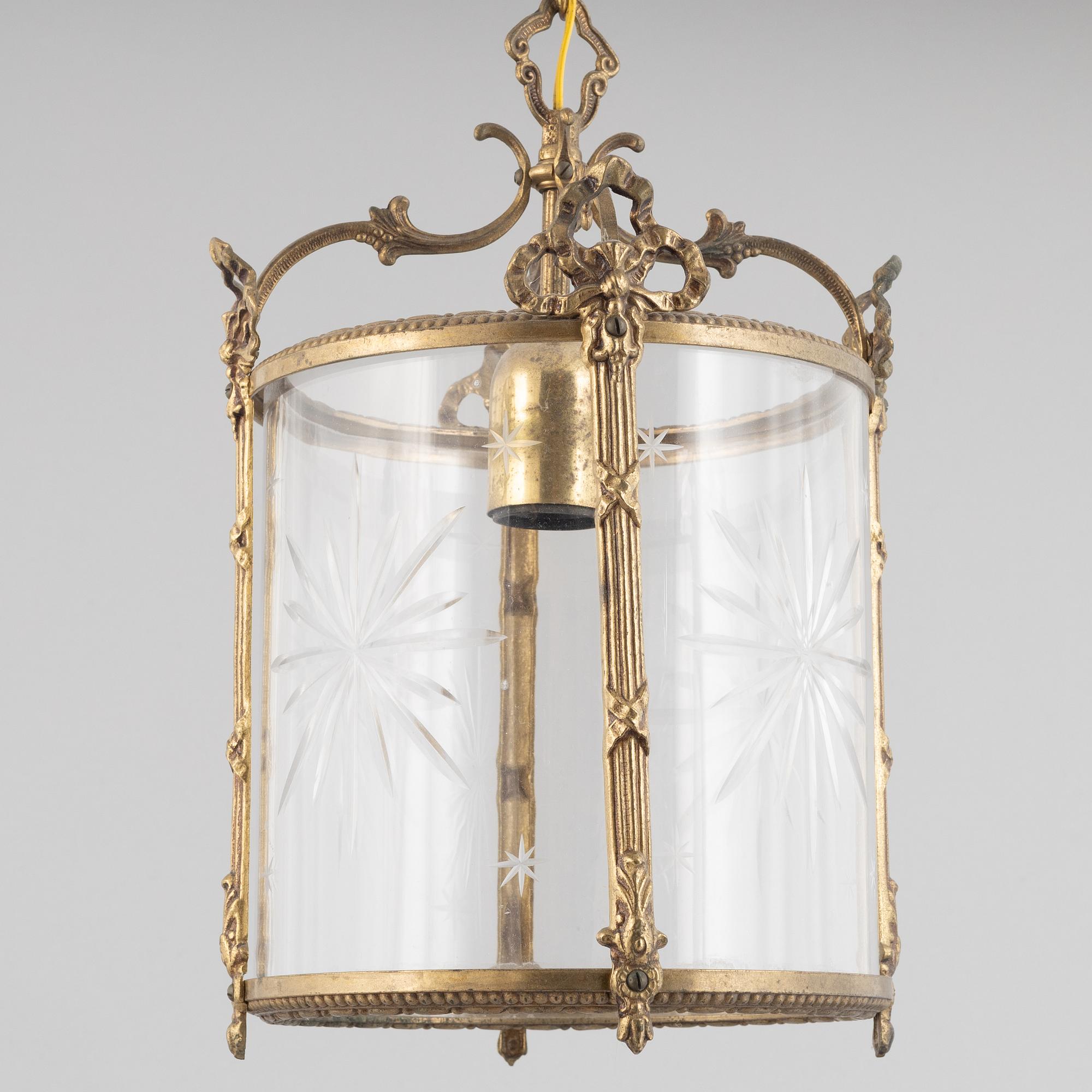A ceiling lamp, mid-20th Century.