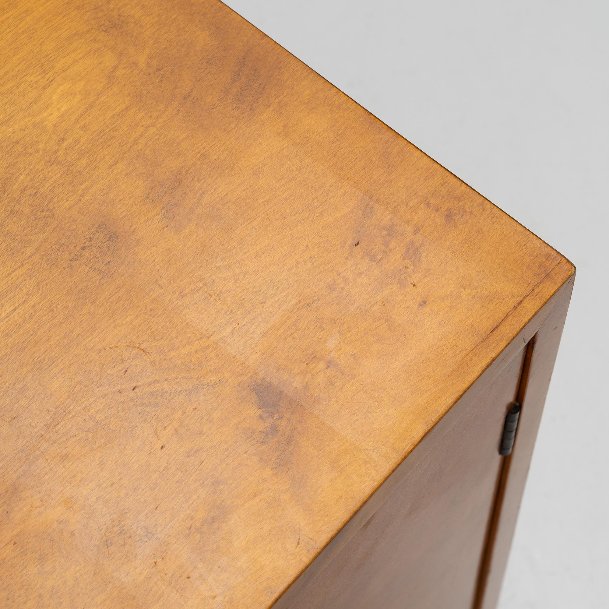 Bookcase with cabinet, functionalist, 1930s.
