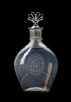 KARAFF, glas, Simon Gate, Orrefors, 1924.